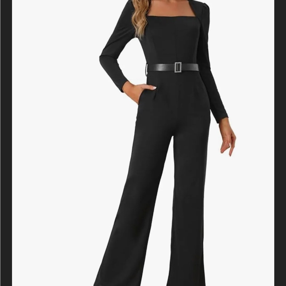 Allegra K Elegant Black Women's Jumpsuit